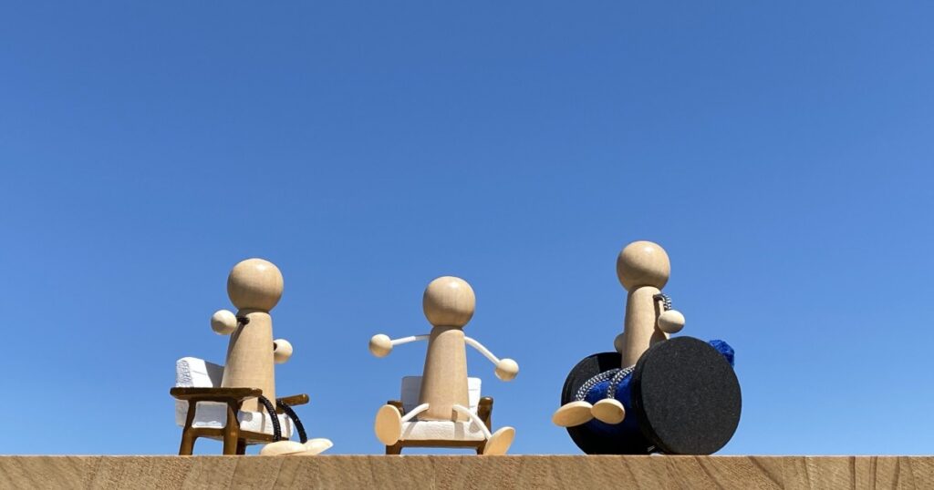 傷害のある人とない人