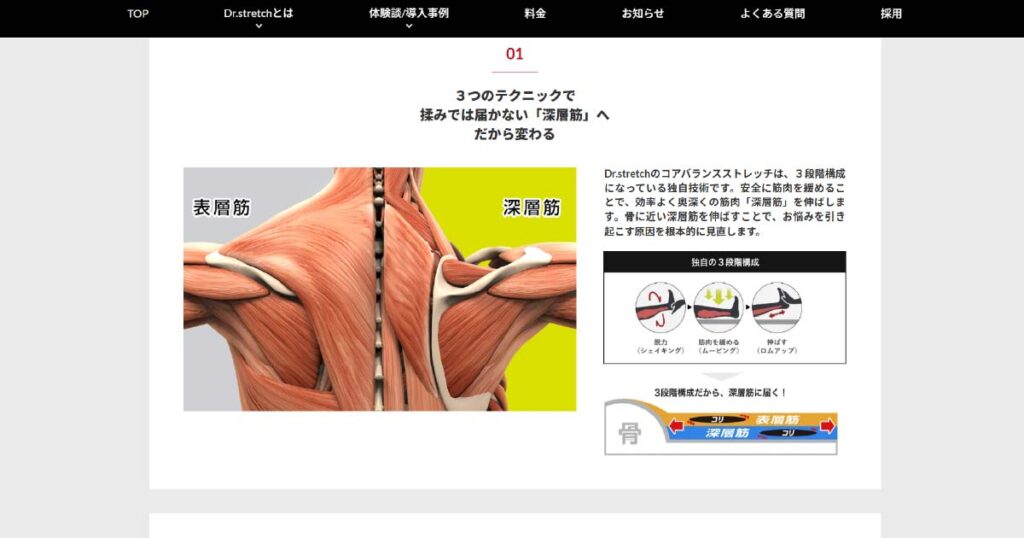 ドクターストレッチHP