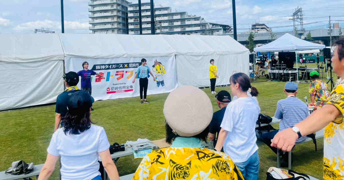 イベントでラジオ体操