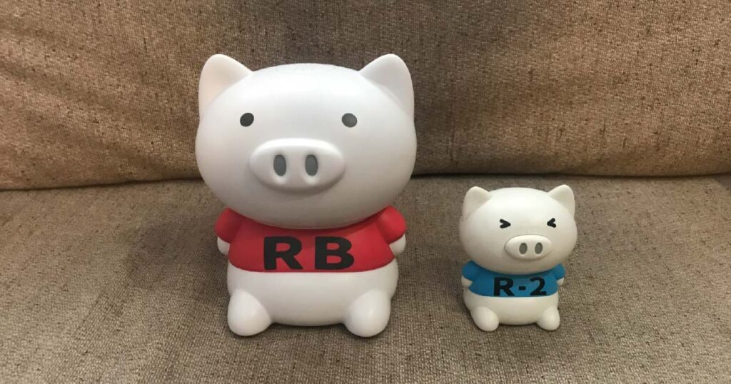 2体の体操ブーブー